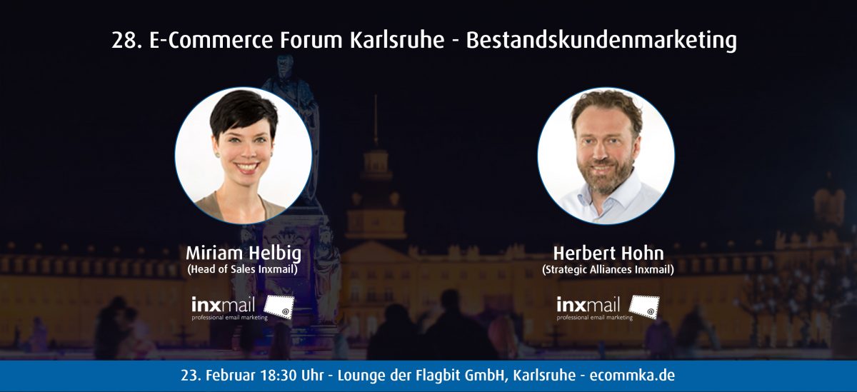 28. E-Commerce Forum Karlsruhe zum Thema „Bestandskundenmarketing“