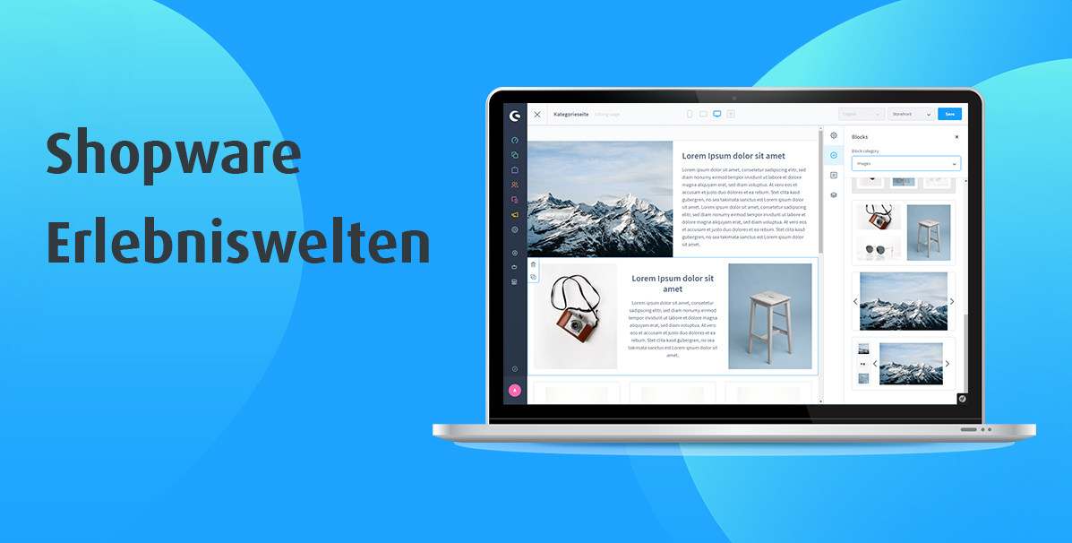Content Management mit den Shopware Erlebniswelten